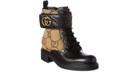 brown gucci boots|gucci black combat boots.